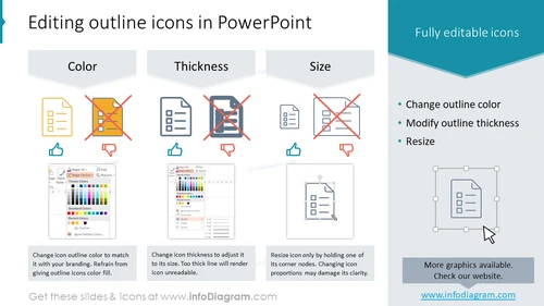 Editing outline icons in PowerPoint