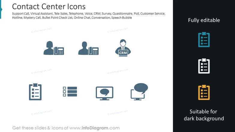 call center icons
