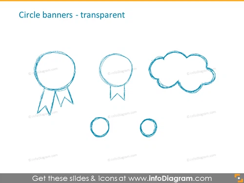  Circle transparent banners