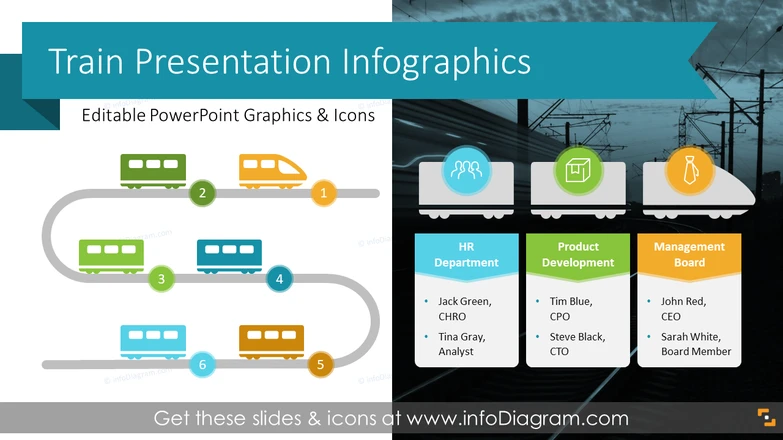 Train Presentation Graphics (PowerPoint Template)
