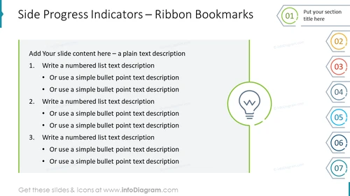Side Progress Indicators – Ribbon Bookmarks