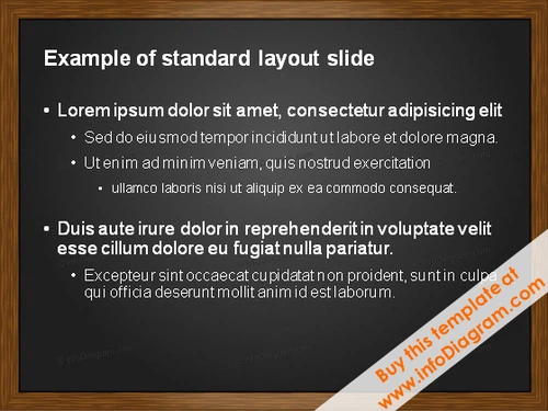 White text on Black background PowerPoint