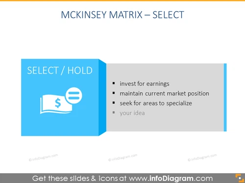 Mckinsey Matrix Select Element PPT Slide