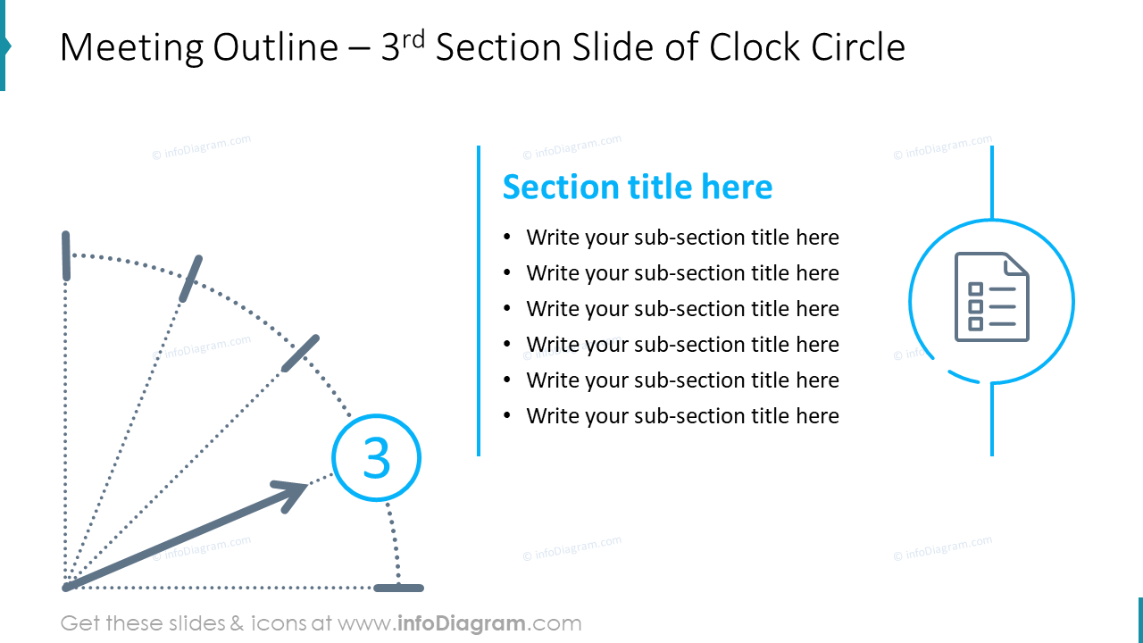Meeting Outline – 3rd Section Slide of Clock Circle