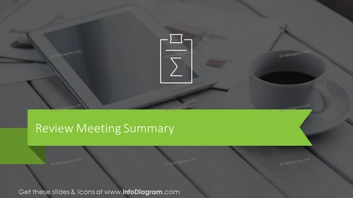 Meeting agenda sample - Review summary transition slide