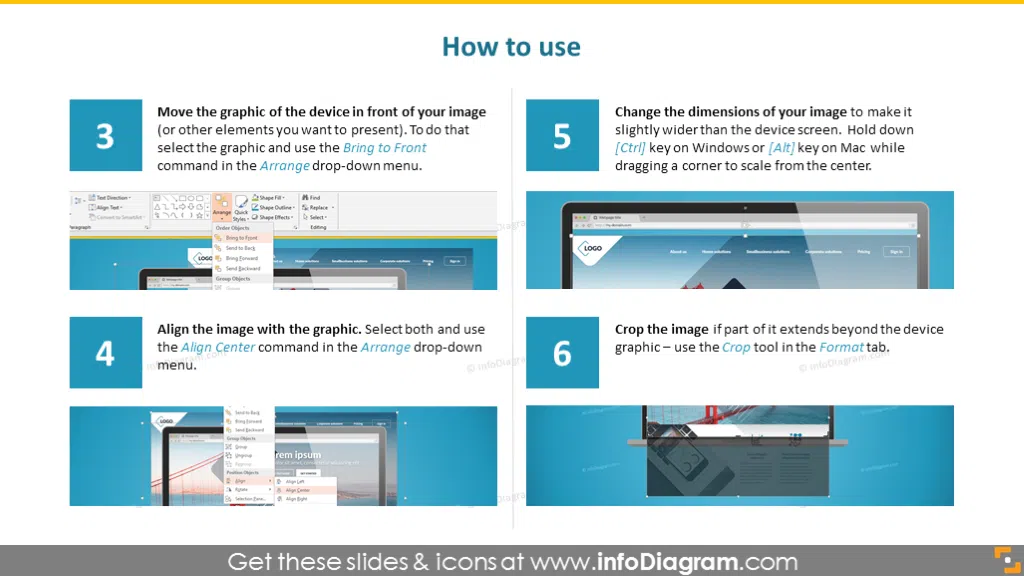 howto design use image ppt