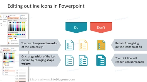 Editing outline icons in Powerpoint
