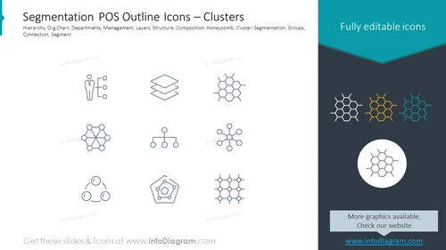 Segmentation POS Outline Icons – Clusters