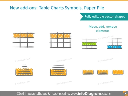 stock, pile, paper, table, grid, chart