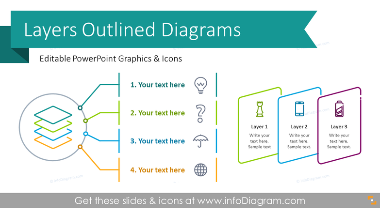 Multi-level Layer Diagrams  (PPT Template)