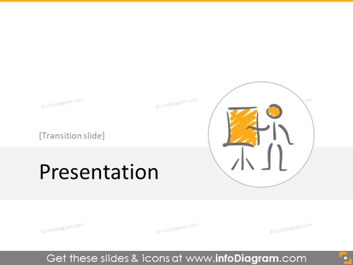 presenting transition slide section scribble icons powerpoint