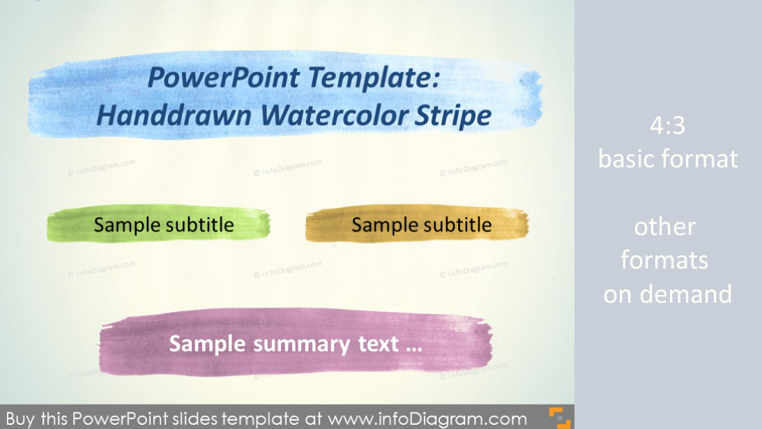 Watercolor Handdrawn PowerPoint Template