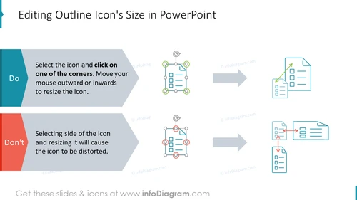 Editing Outline Icon's Size in PowerPoint