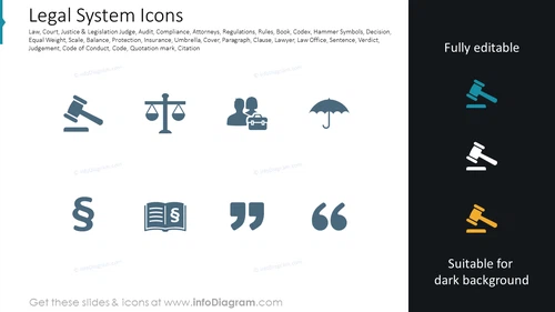 Legal System Icons