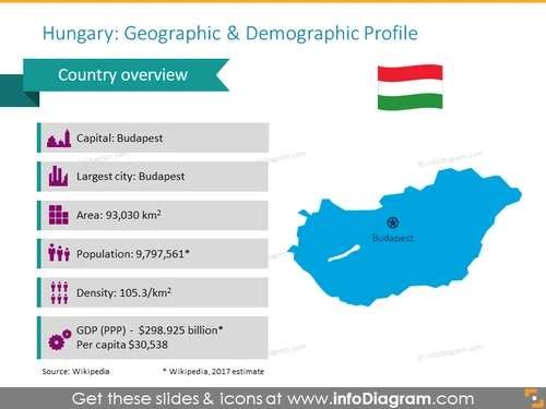 Hungary Demographic Profile PPT Slide