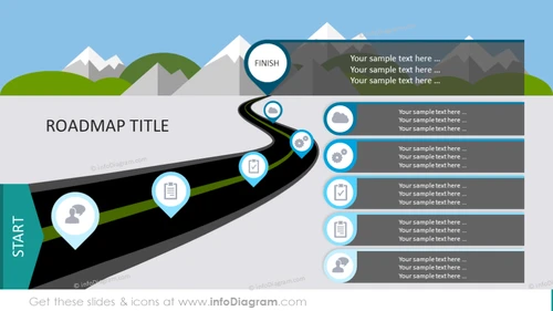 3d-curved-road-map-powerpoint-journey-highway-infographic