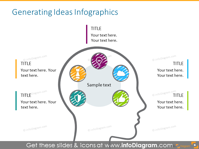 Slide template fo brainstorming activities