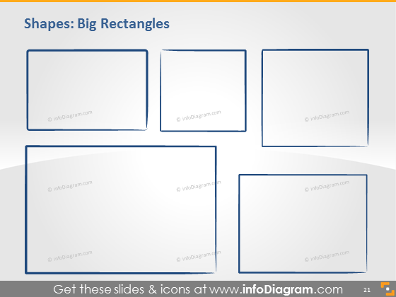 Rectangular shape outline - Free shapes icons