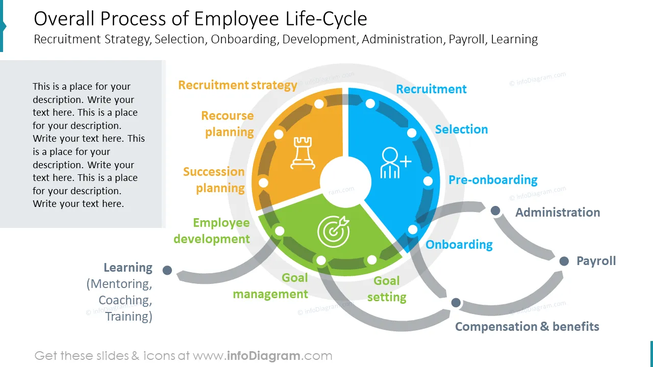 Employee Life Cycle - Stage Of The Employee Life Template