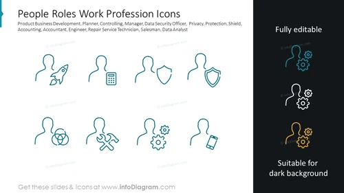 People Roles Work Profession Icons