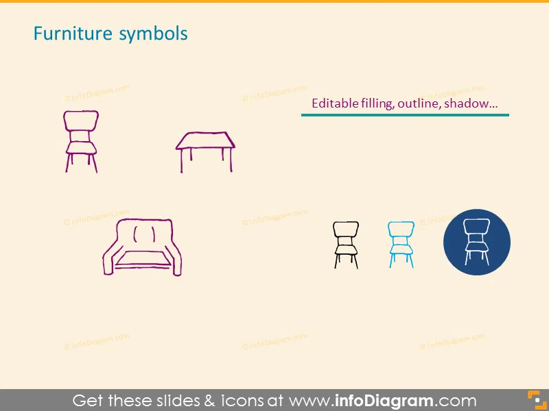 Furniture symbols
