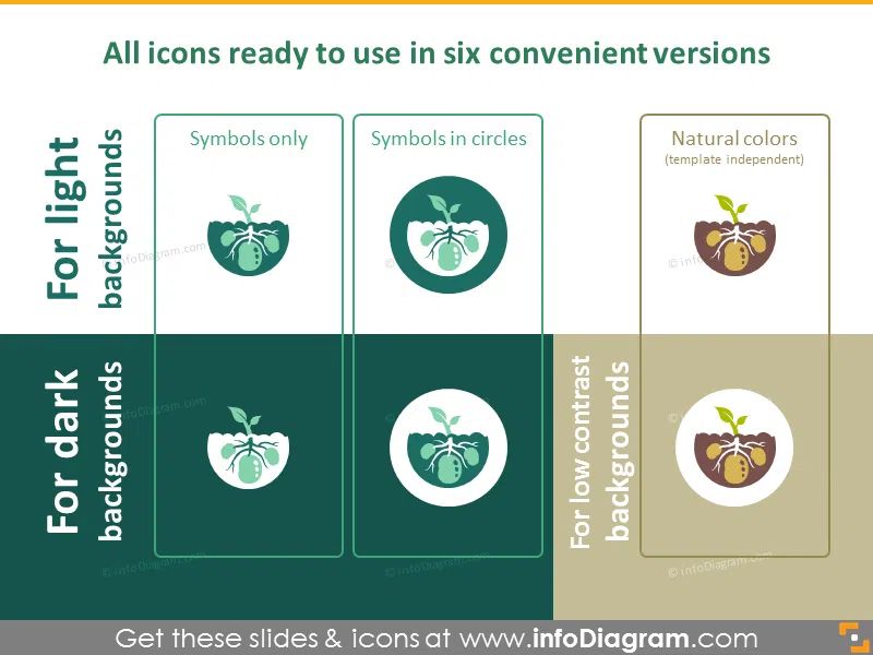 All fruit, vegetables and crop cultivation icons ready to use