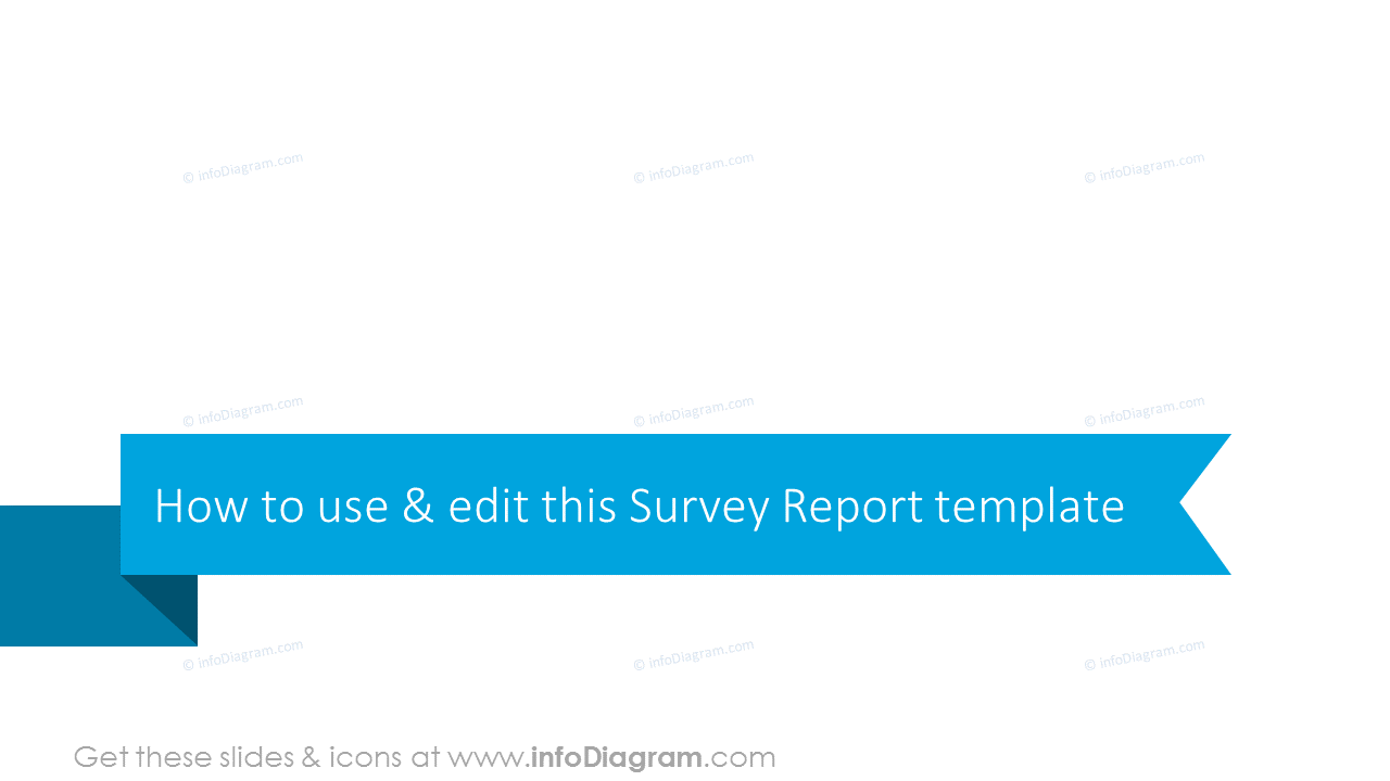 Editable Survey Report diagrams 