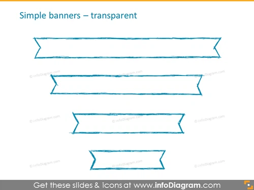  Simple transparent banners