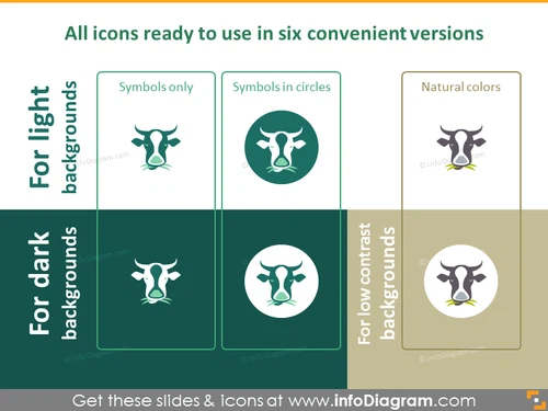 100+ modern flat icons agriculture ppt presentation infographics