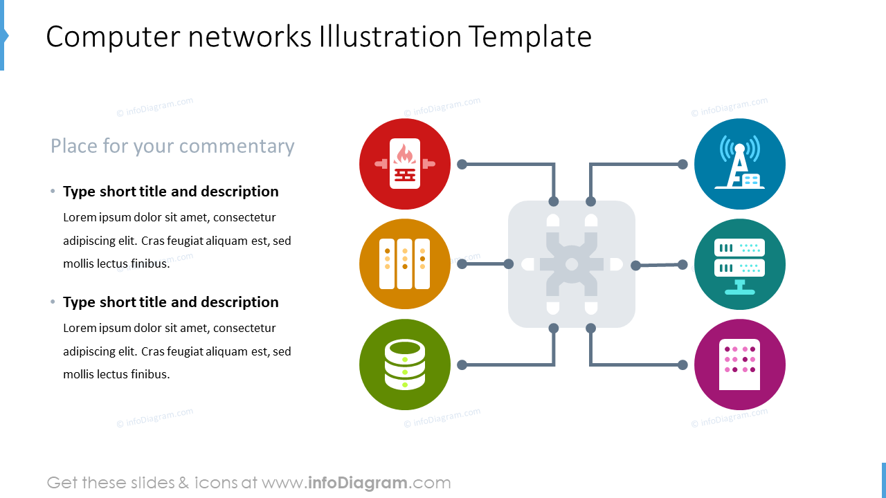 Computer networks slide template