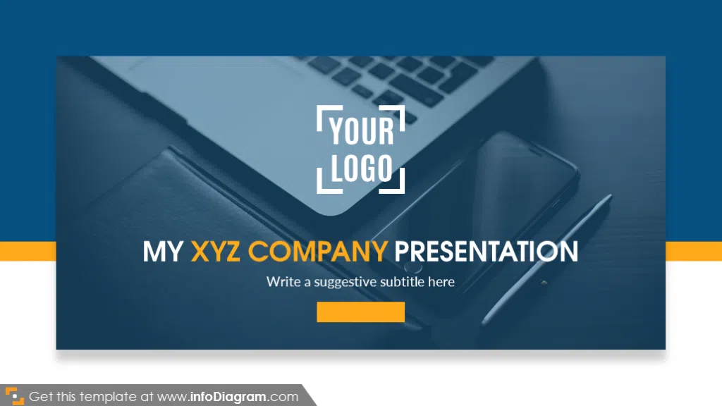 My company presentation title slide