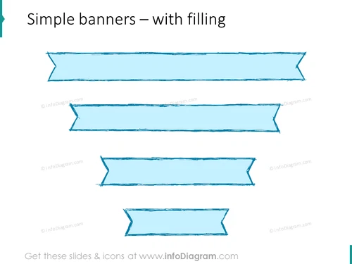 pencil-banners-retro-stripe-blue-slide-title-ppt-sketch