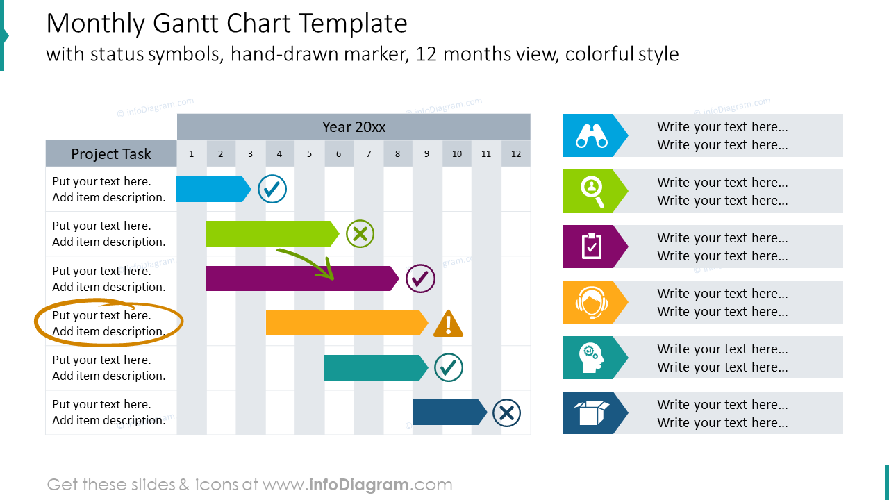 Data Driven Gantt Chart Powerpoint Templates Slidemod Vrogue Co