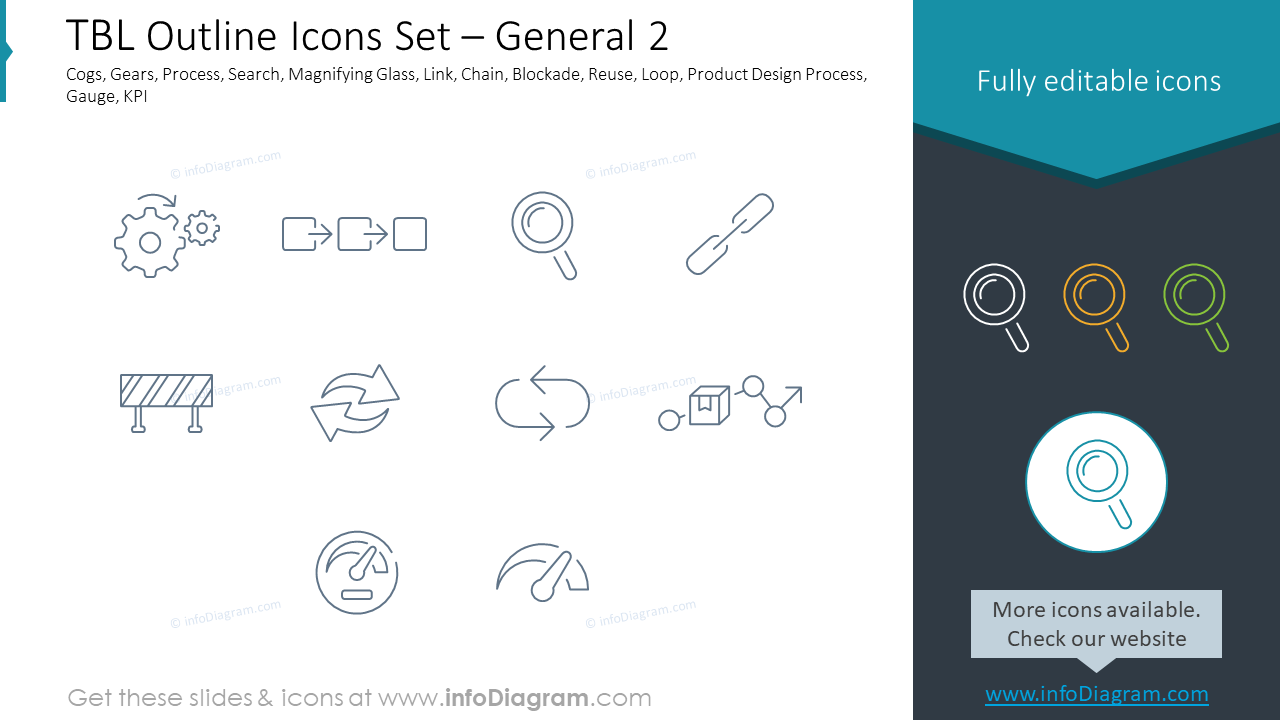 TBL Outline Icons Set – General 2