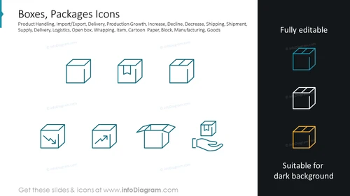 Boxes, Packages Icons