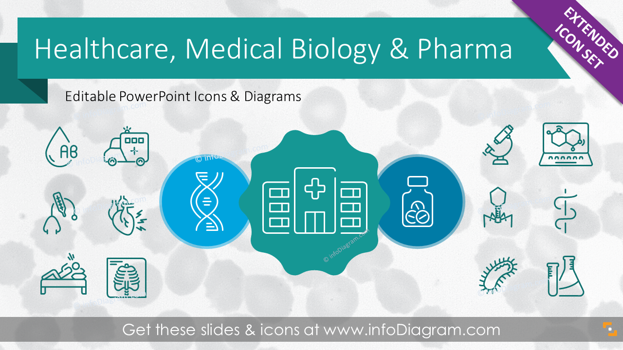 Modern Healthcare Medical Signs of Organs Diseases Pharmaceuticals Outline  PPT Icons presentation infographic of hospital genomics biology research
