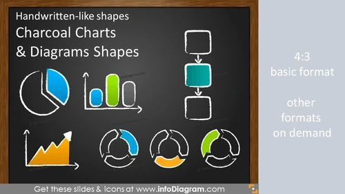 Charcoal Handwritten Charts (PPT icons)