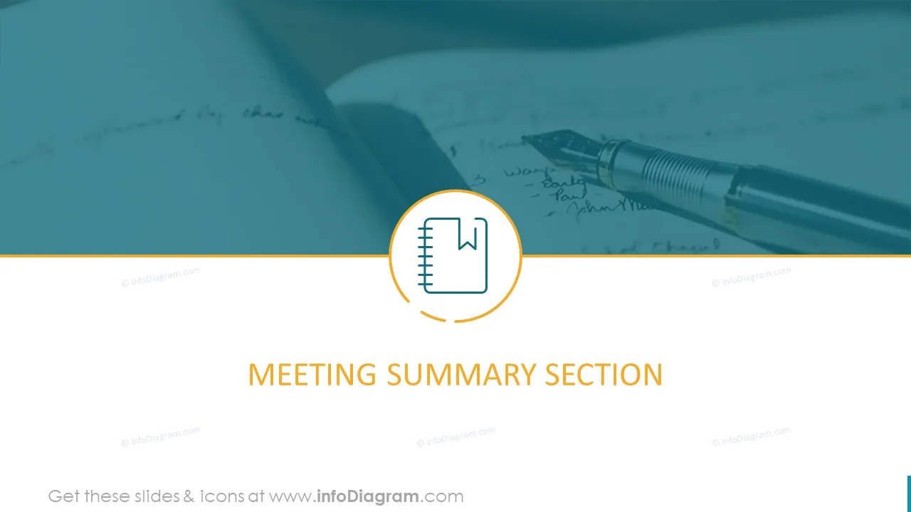 Meeting Summary Section Template