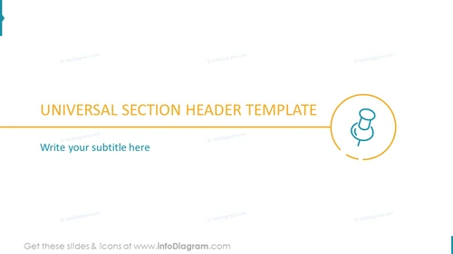 UNIVERSAL SIMPLE SECTION HEADER TEMPLATE