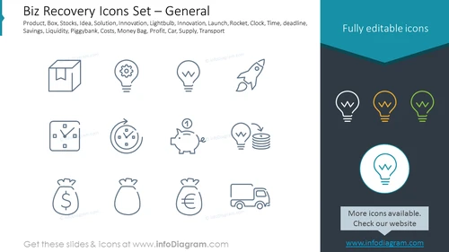 Biz Recovery Icons Set – General