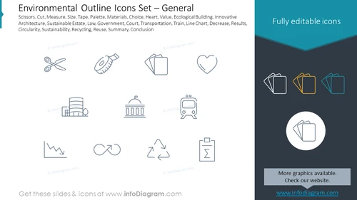 Environmental Outline Icons Set – General