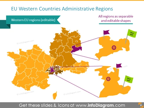EU western countries administrative regions