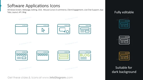 Software Applications Icons