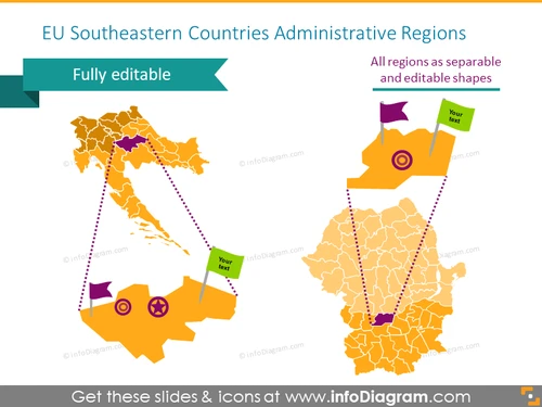 EU Southeastern Countries Administrative Regions