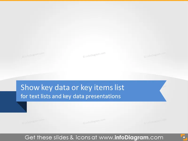 Key data and key items list