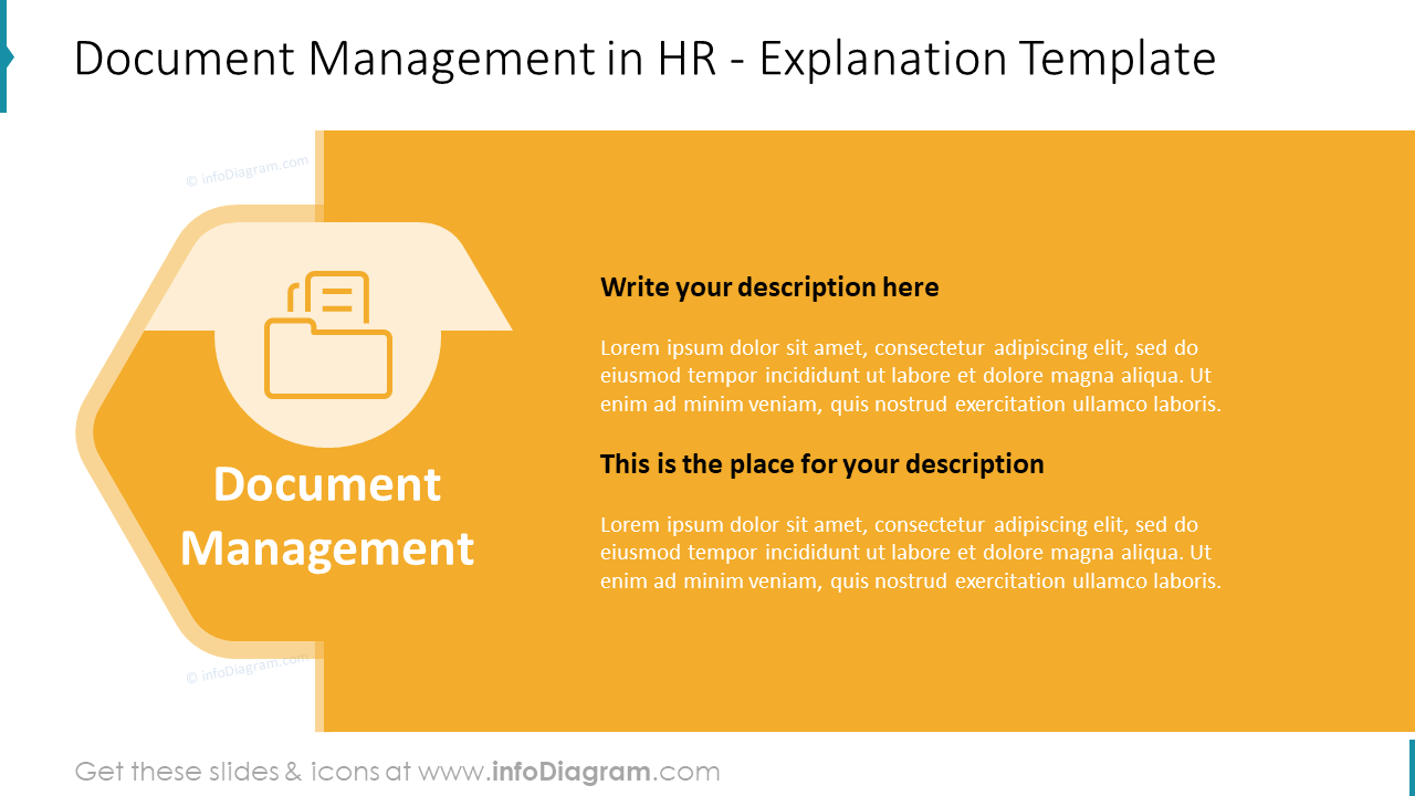Document Management in HR Explanation Template
