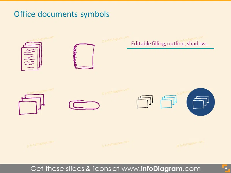 Office Documents Symbols