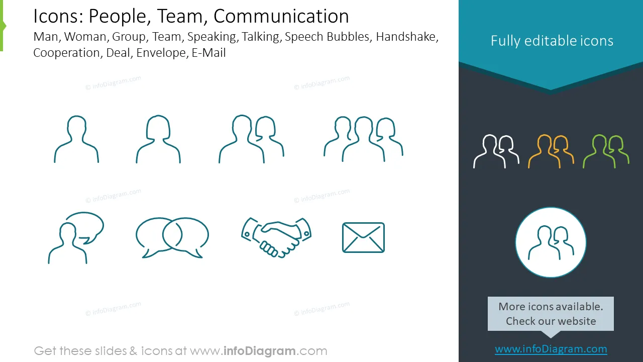 Meeting,  People, Team, Communication icons