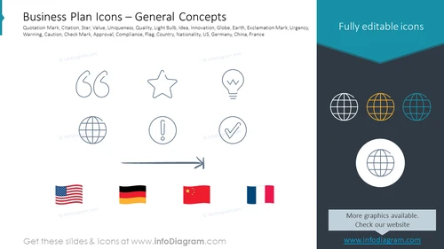 Business Plan Icons – General Concepts
